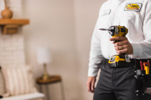 Service Minds Mr. Sparky electricians preparing to perform electrical repairs in Gainesville, FL.